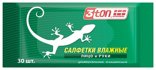 Влажные салфетки 3TON 52181 30 шт купить,NaN