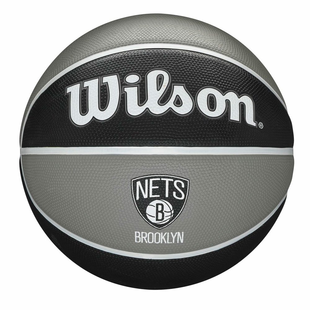 Мяч баскетбольный Wilson NBA Team Tribute Brooklyn Nets 7 WTB1300XBBRO черно-серый купить,NaN