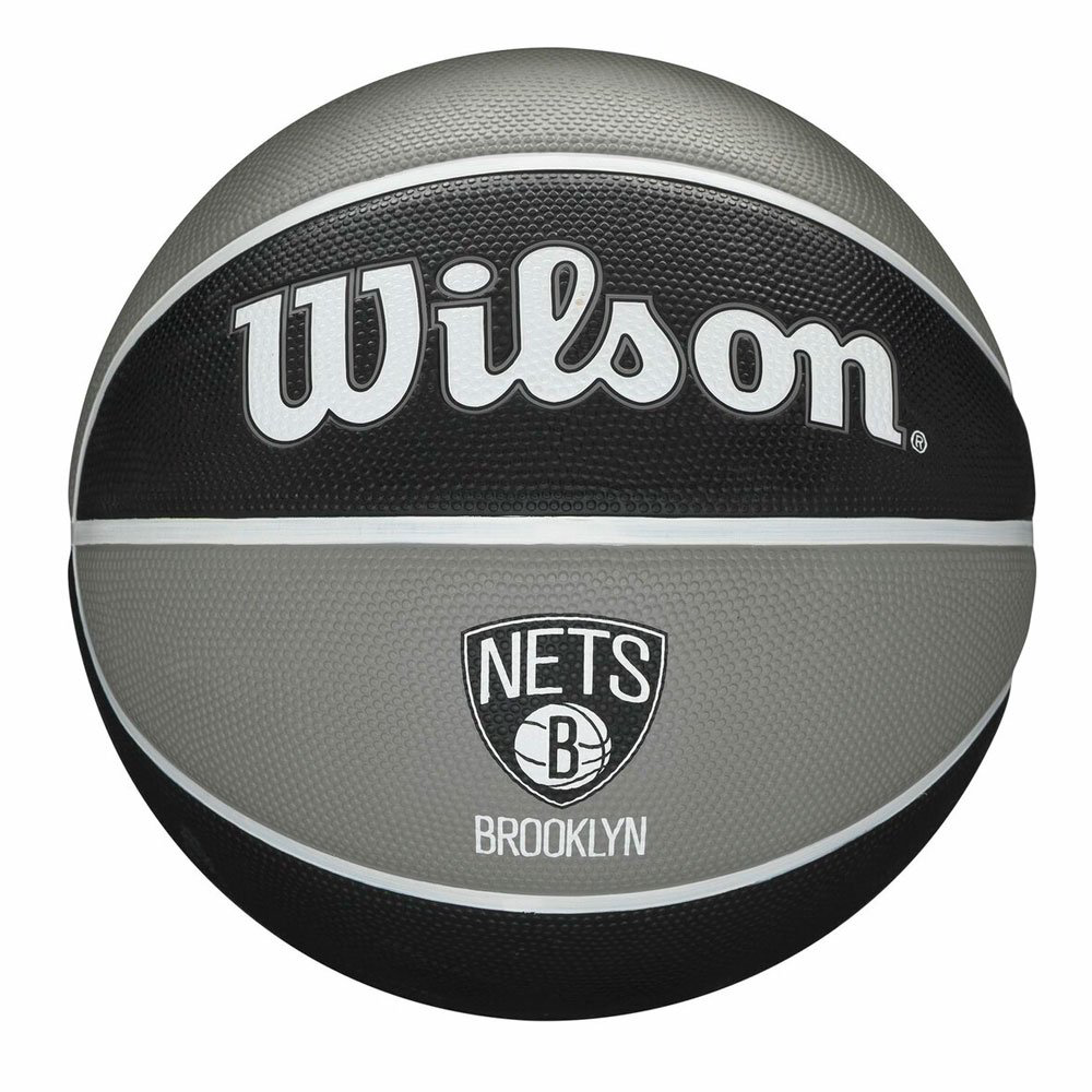 Мяч баскетбольный Wilson NBA Team Tribute Brooklyn Nets 7 WTB1300XBBRO черно-серый купить,NaN