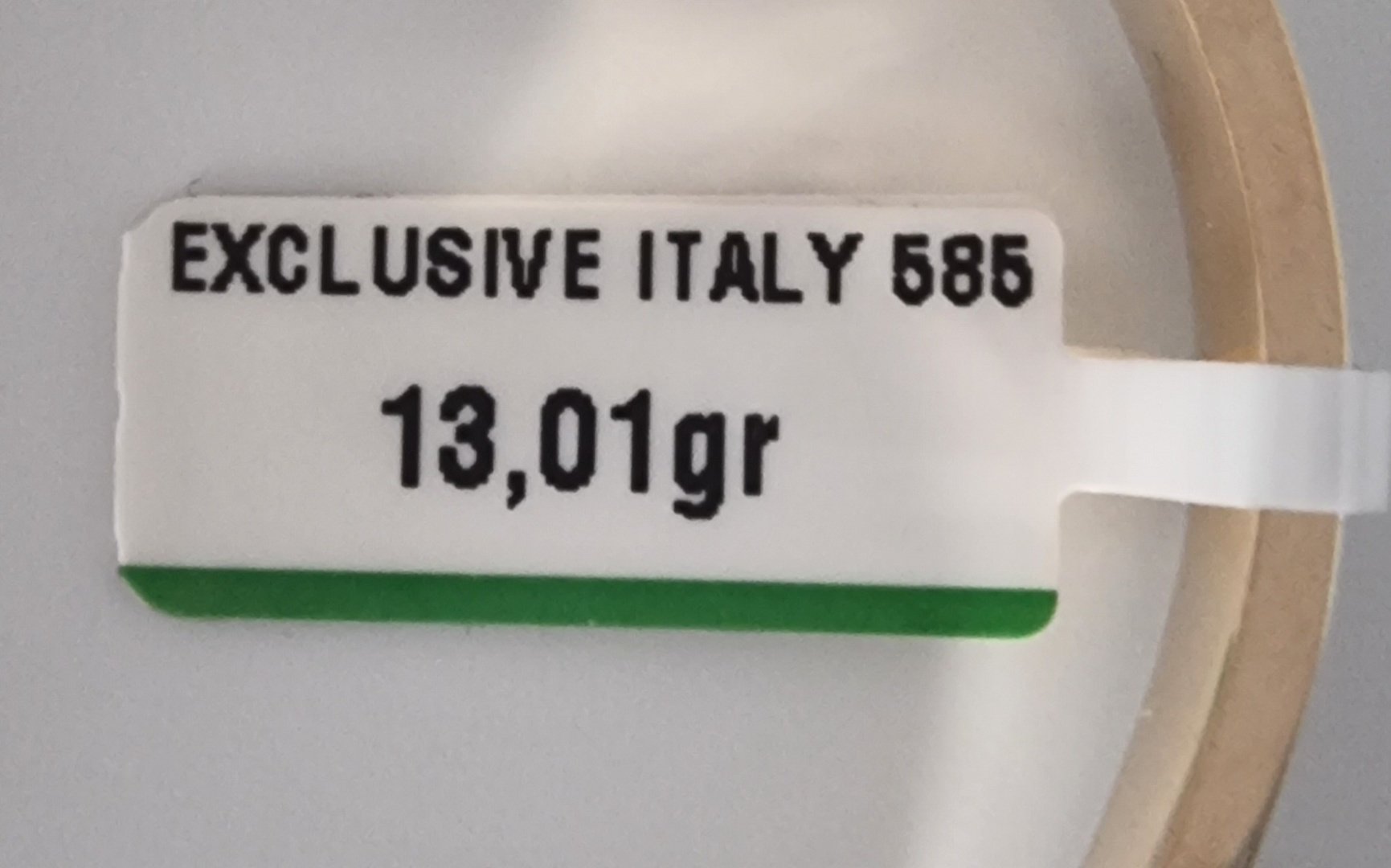 Браслет Exclusive Italy 14551017_947302 длина 18 см, вес 13 г золото, плетение обод купить,NaN