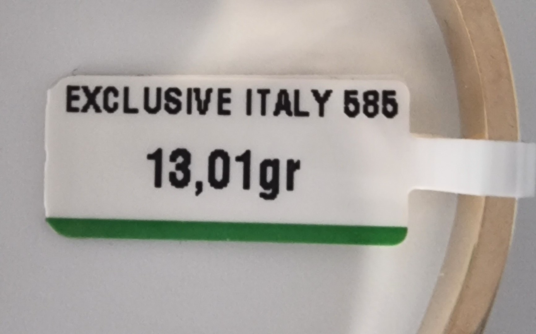 Браслет Exclusive Italy 14551017_947302 длина 18 см, вес 13 г золото, плетение обод купить,NaN