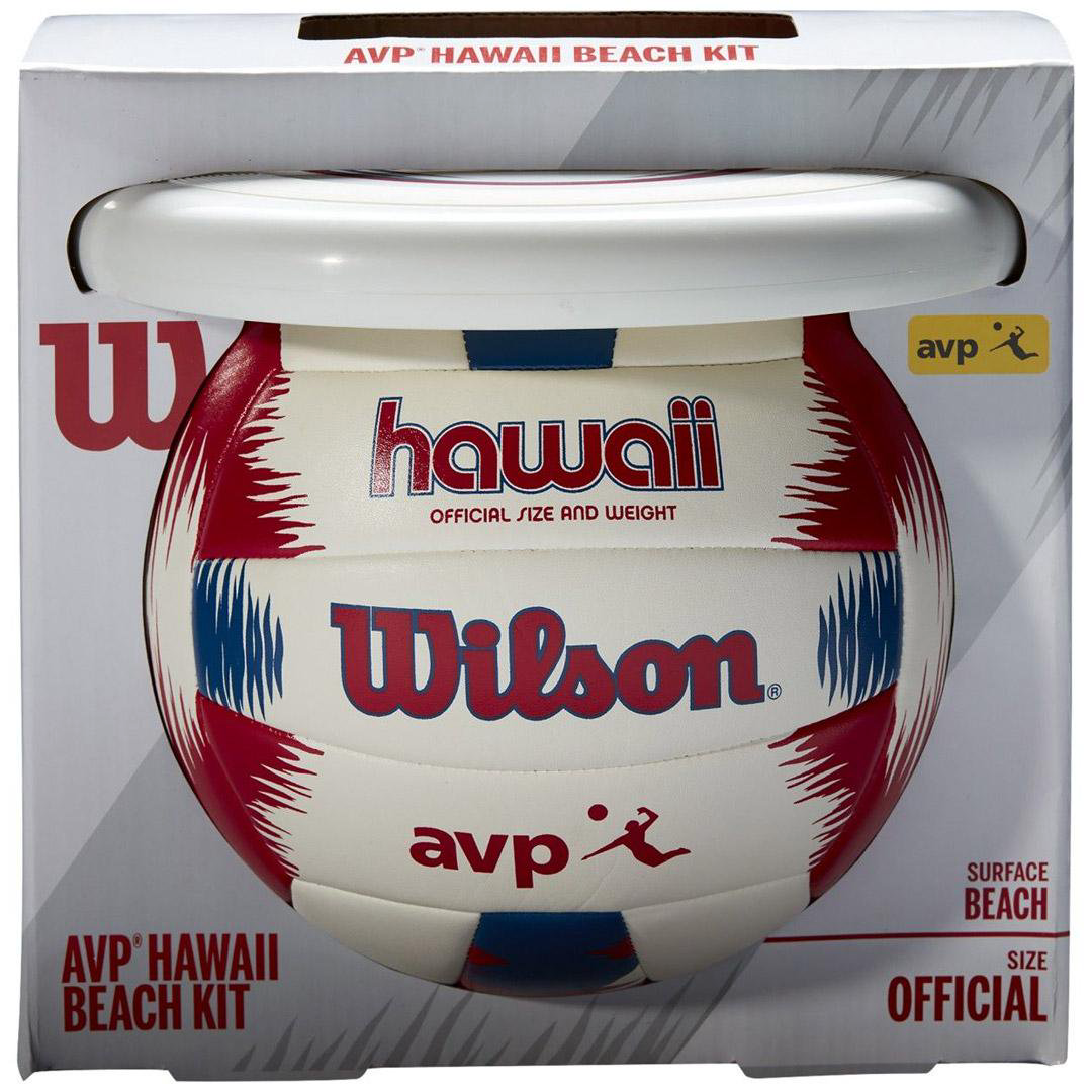 Мяч волейбольный Wilson AVP Hawaii WTH80219KIT белый купить,NaN