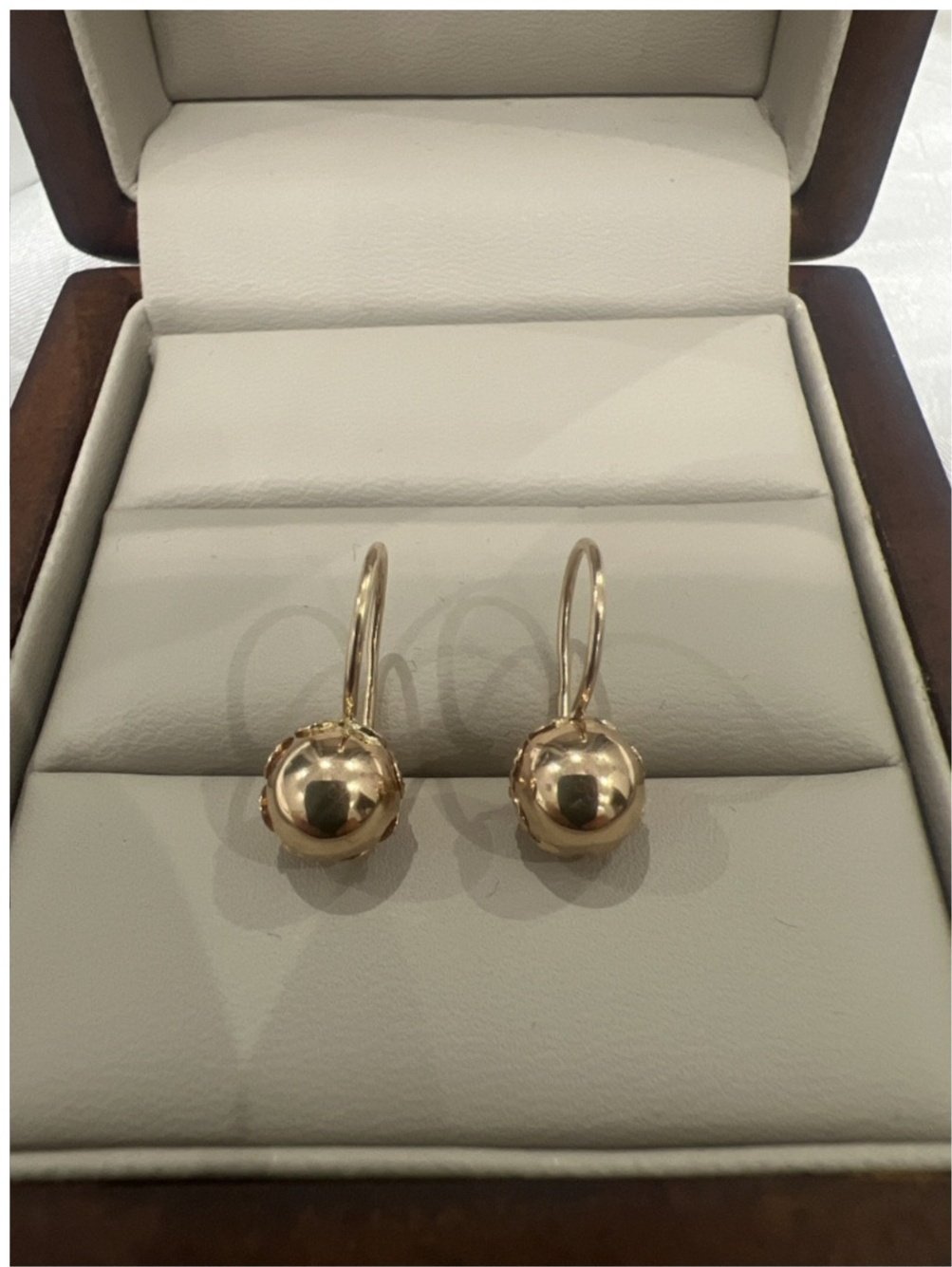 Серьги Cristal 836653 вес 1.02 г золото, без вставок купить,NaN