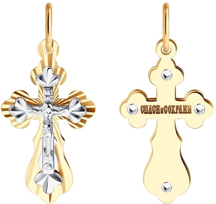Подвеска LUXOR JEWELRY 121396 вес 1.14 г золото, без вставок купить,NaN