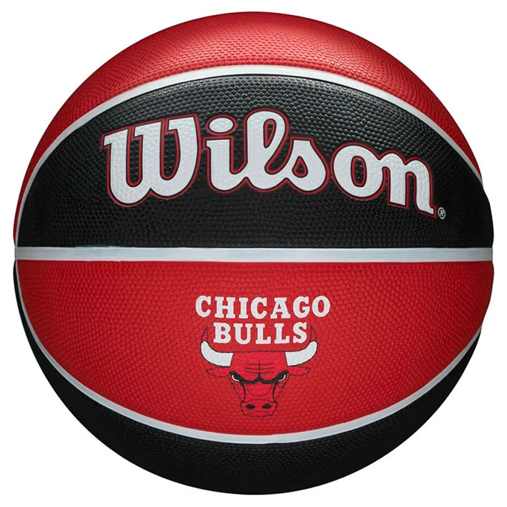 Мяч баскетбольный Wilson NBA Team Tribute Chicago Bulls 7 WTB1300XBCHI черно-красный купить,NaN
