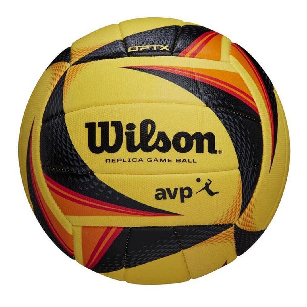 Мяч волейбольный Wilson OPTX AVP Replica WTH01020XB черно-желтый купить,NaN