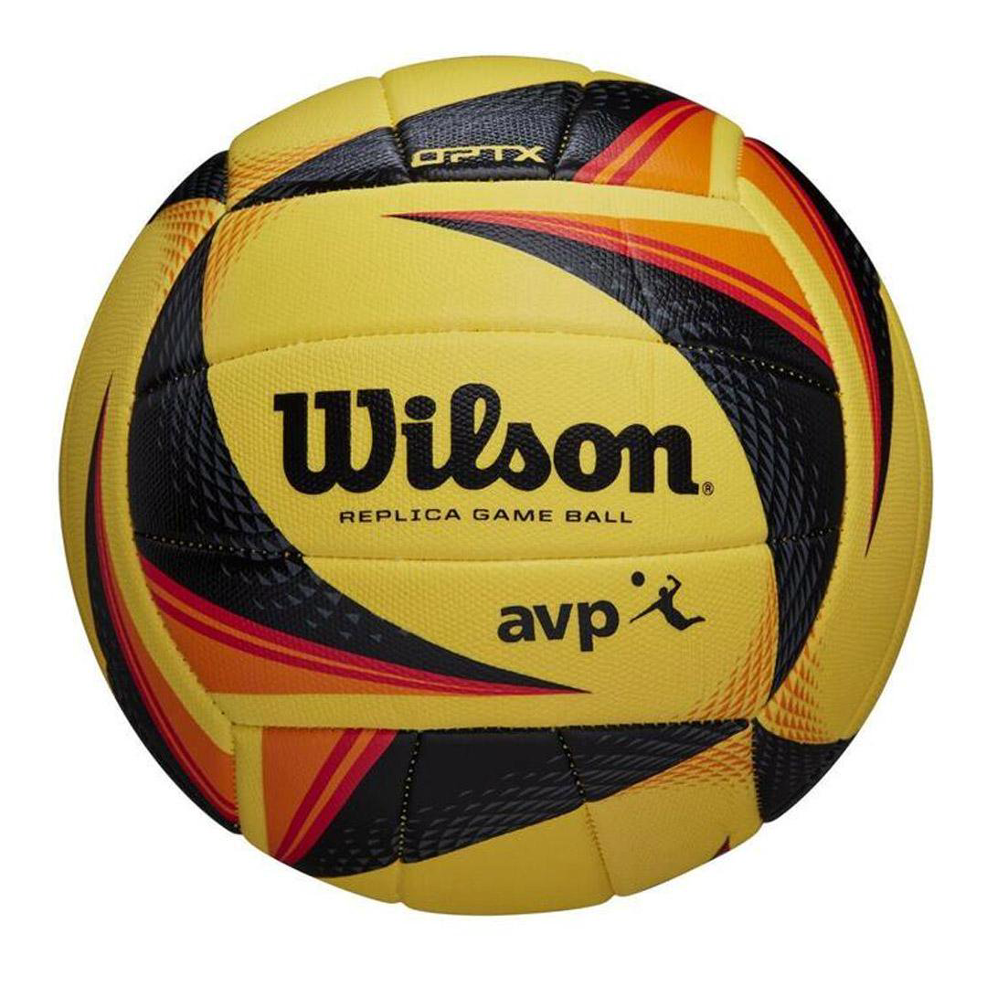 Мяч волейбольный Wilson OPTX AVP Replica WTH01020XB черно-желтый купить,NaN