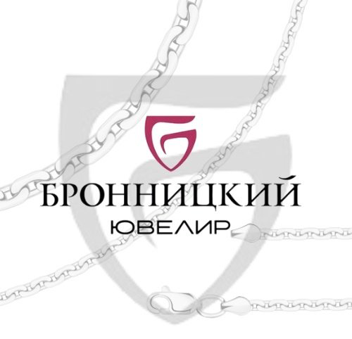 Цепь Бронницкий Ювелир 51055141150 длина 50 см, вес 5.4 г золото, плетение якорное купить,NaN
