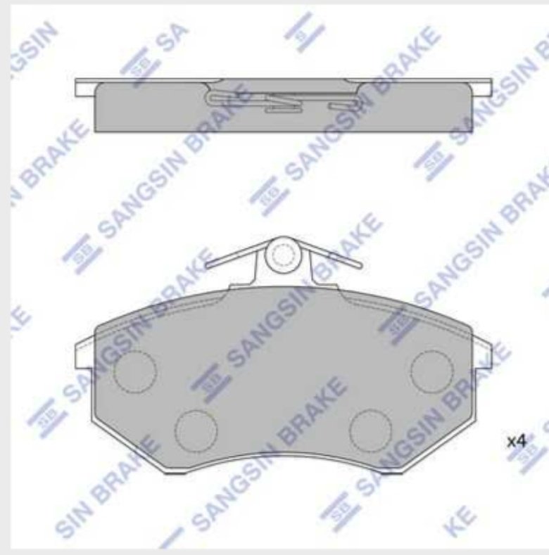 Колодки передние SP1043 купить,NaN