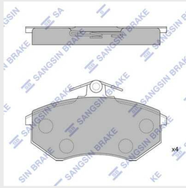 Колодки передние SP1043 купить,NaN