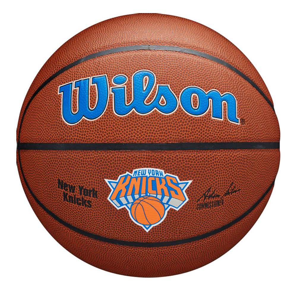 Мяч баскетбольный Wilson NBA Team Tribute New York Knicks WTB3100XBNYK коричневый купить,NaN