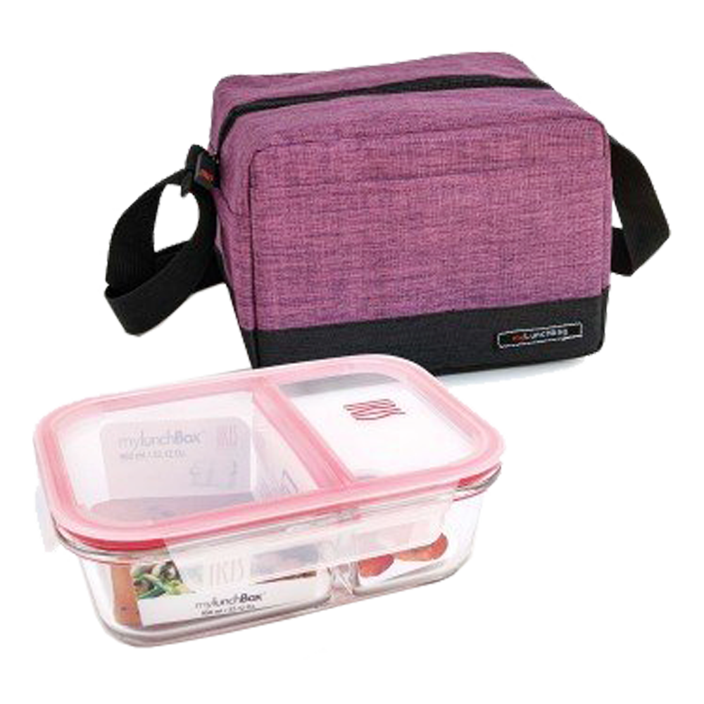 Термосумка с контейнером Iris Barcelona Real 9021-TL Marbled Lilac