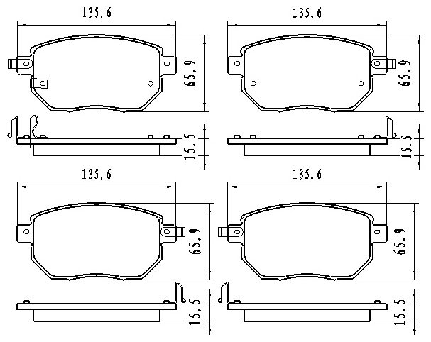 Колодки Winkod передние W298502BP купить,NaN