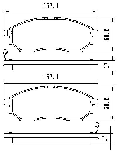 Колодки Winkod передние W0005BP купить,NaN