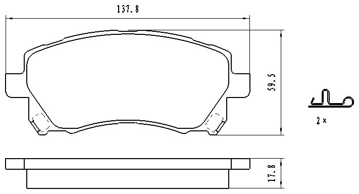 Колодки Winkod передние W265502BP купить,NaN