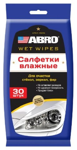 Влажные салфетки ABRO CW100G 30 шт купить,NaN