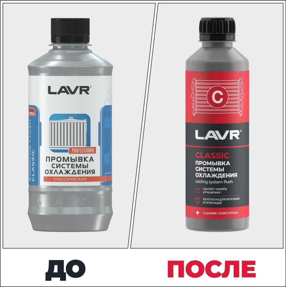 LAVR промывка LN1103N Classic Промывка системы охлаждения 310 л купить,NaN