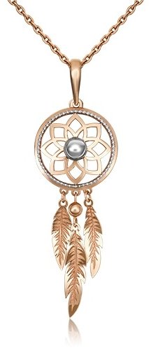 Подвеска PLATINA 03-3046-00-000-1111-64 вес 1.84 г золото, без вставок купить,NaN