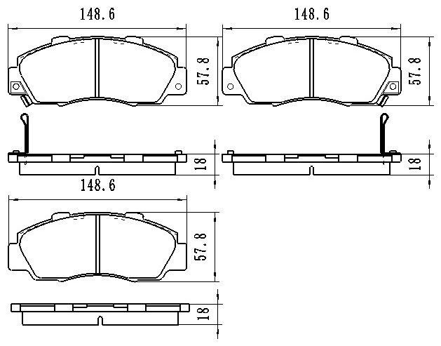 Колодки Winkod передние W0054BP купить,NaN
