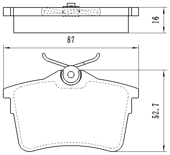 Колодки Winkod задние W1919BP купить,NaN