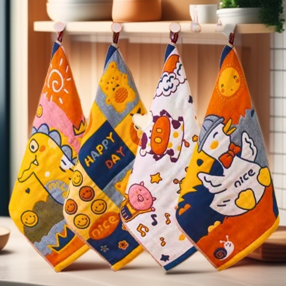 Набор полотенец Муслин 40x35 см 4 шт, хлопок, муслин купить,NaN