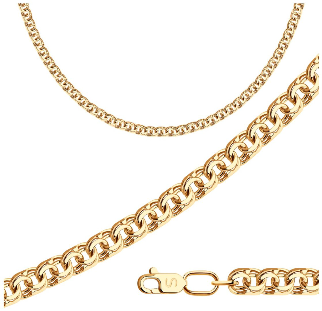 Браслет SOKOLOV 552070702 длина 19 см, вес 3.62 г золото, плетение бисмарк - ForteMarket Браслет SOKOLOV 552070702 длина 19 см, вес 3.62 г золото, плетение бисмарк купить,267950