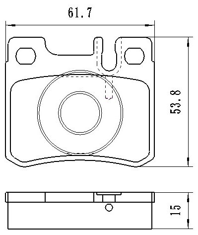 Колодки Winkod задние W0123BP купить,NaN