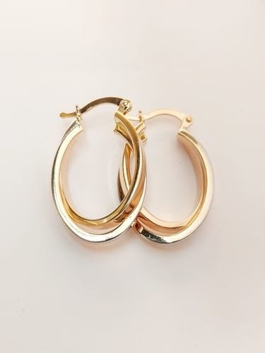 Серьги Crystal Art34 вес 3 г золото, без вставок купить,NaN