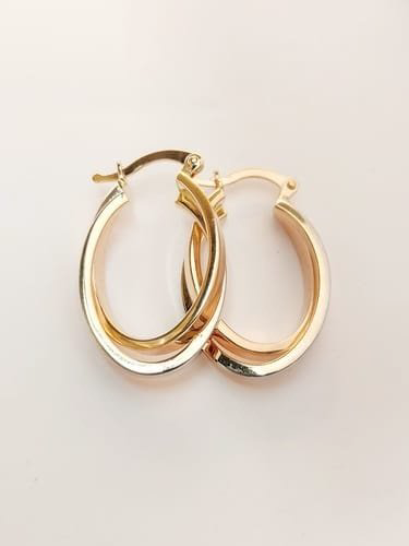 Серьги Crystal Art34 вес 3 г золото, без вставок купить,NaN