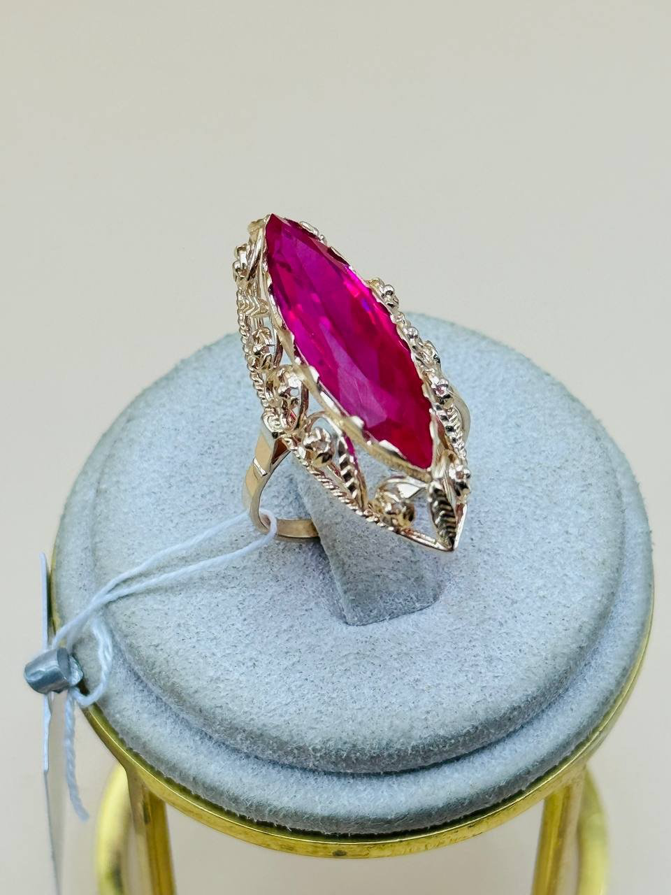 Кольцо Москва К793 размер 20 вес 7.9 г золото, рубин купить,NaN
