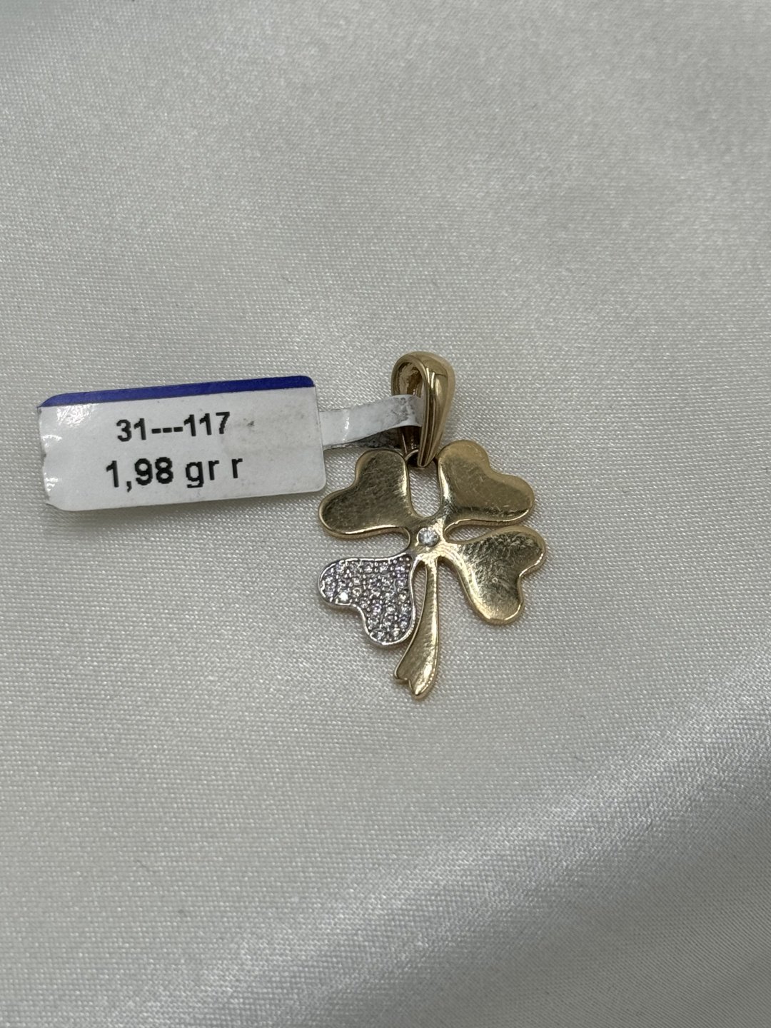 Подвеска Italy Gold 076020850 вес 1.98 г золото, фианит купить,NaN