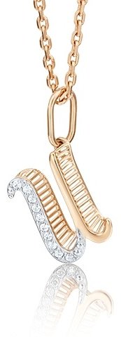 Подвеска PLATINA 03-2448-И-401-1110-03 вес 0.5 г золото, фианит купить,NaN