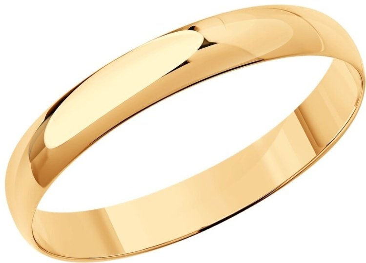 Кольцо SOKOLOV 110031 размер 18.5 вес 1.71 г золото, без вставок купить,NaN