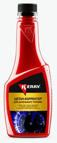 KERRY присадка KR-350 Цетан-корректор для дизельных двигателей 0.355 л