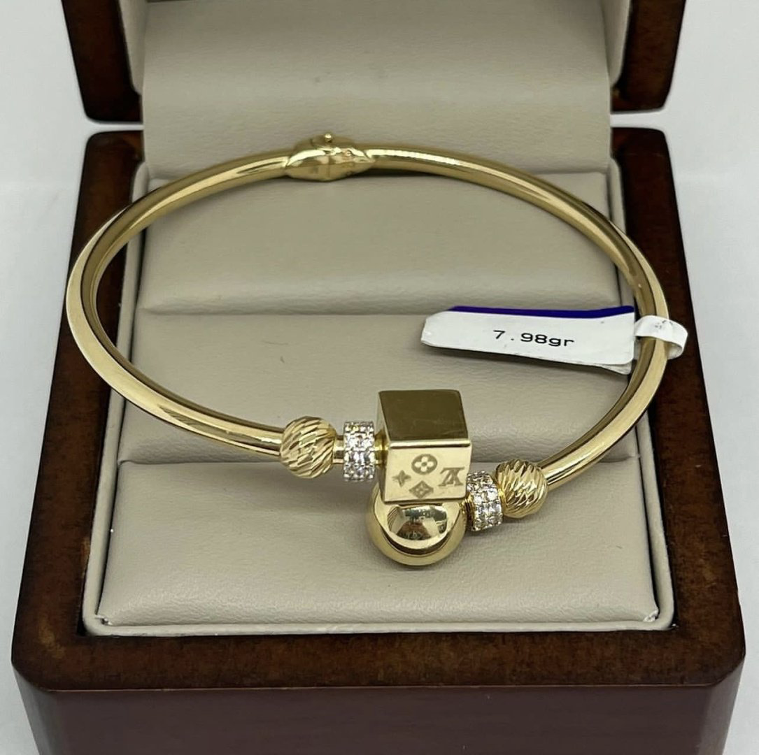 Браслет AIGERIM GOLD Italy длина 17 см, вес 8.7 г золото, плетение венецианское купить,649700.0000000001
