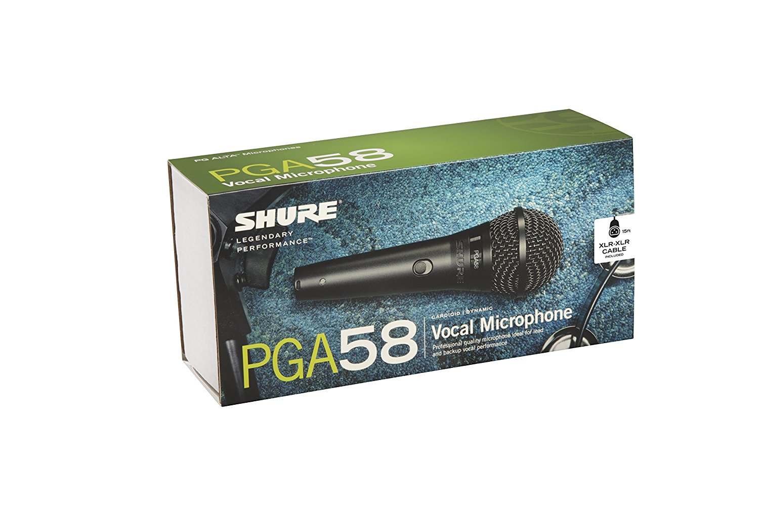 Вокальный микрофон Shure PGA58-XLR-E черный - ForteMarket Вокальный микрофон Shure PGA58-XLR-E черный купить,0