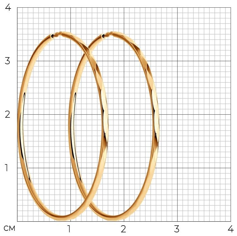 Конго SOKOLOV 140064 вес 2.3 г золото, без вставок купить,NaN