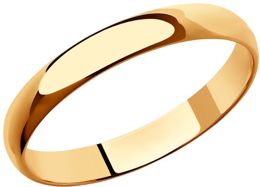 Кольцо SOKOLOV WED-SO-585-3890594227-215 размер 21.5 вес 1.73 г золото, без вставок купить,NaN