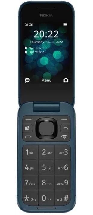 Мобильный телефон Nokia 2660 TA-1469 DS Blue