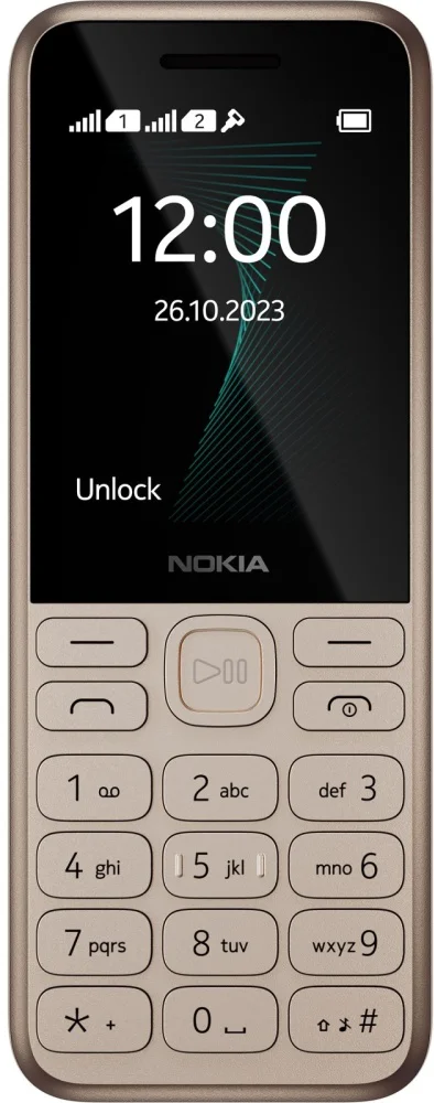 Мобильный телефон Nokia 130 TA-1576 DS LIGHT GOLD 2023 купить,0