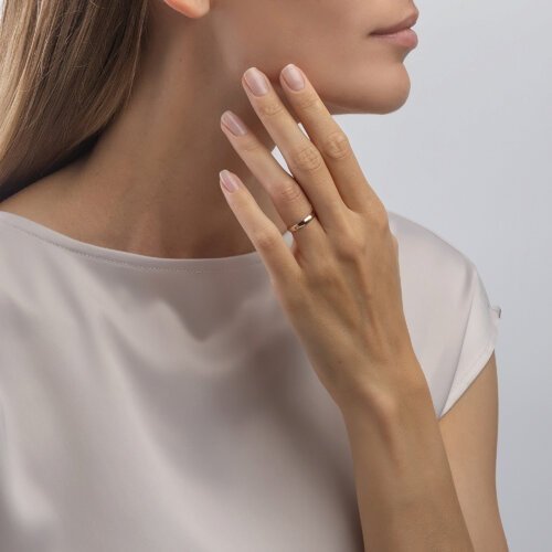 Кольцо Diamant 51-111-00472-1 размер 22.5 вес 1.4 г золото, без вставок купить,NaN