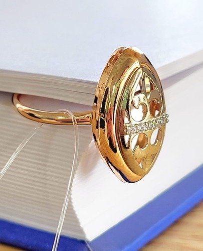 Кольцо Crystal 5341478-2НН размер 18.5 вес 1.26 г золото, без вставок купить,NaN