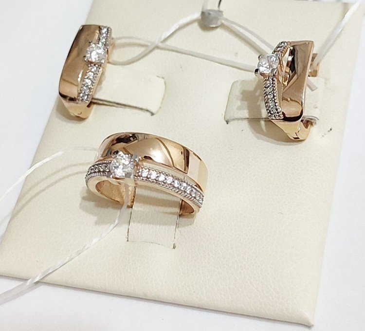 Золото России BNB_ЗР_Двойка0139 вес 6 г золото, фианит купить,NaN