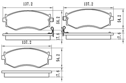 Колодки Winkod передние W0059BP
