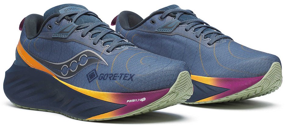 Кроссовки Saucony Triumph 22 gtx синий купить,NaN