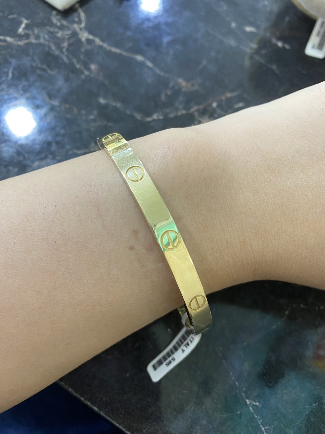 Браслет MANILAS GOLD LP10923 длина 18 см, вес 13.1 г золото, плетение отсутствует купить,NaN