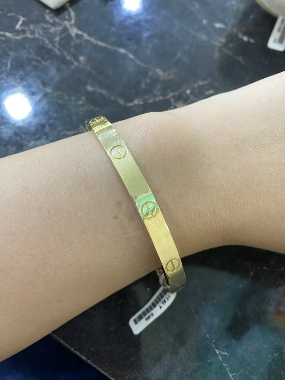 Браслет MANILAS GOLD LP10923 длина 18 см, вес 13.1 г золото, плетение отсутствует купить,NaN