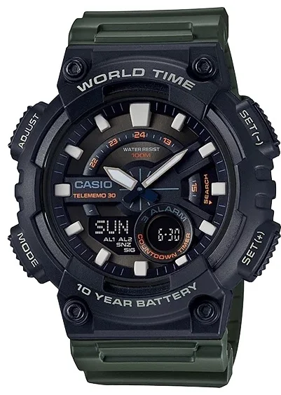 Наручные часы Casio AEQ-110W-3AVDF купить,NaN