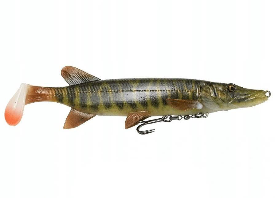 Воблер Savage Gear 4D PIKE SHAD 20CM 65G SLOW SINK FIRETIGER