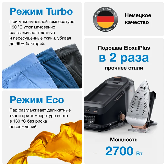 Гладильная система Braun IS7286BK Black купить,0